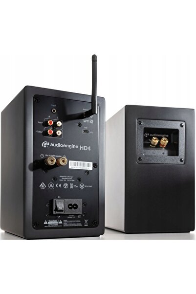 Audioengine Set stereo HD4 BT Bluetooth 5.0 aptX DAC USB negru 60W