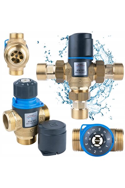 Afriso Robinet termostatic de amestec ATM 563 1 CAL 35-60 ° C 2.5 m³/h