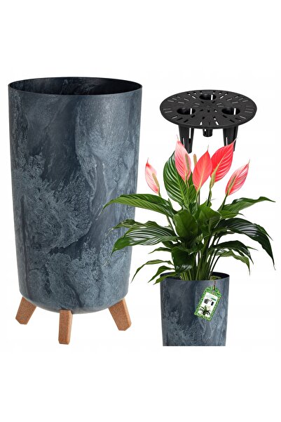 Deco4Home Jardinieră pe picioare, jardinieră înaltă, ghiveci de grădină, jard...