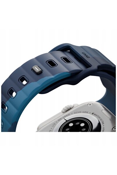 uniq Curea Stride din cauciuc pentru Apple Watch 49/46/45/44mm storm