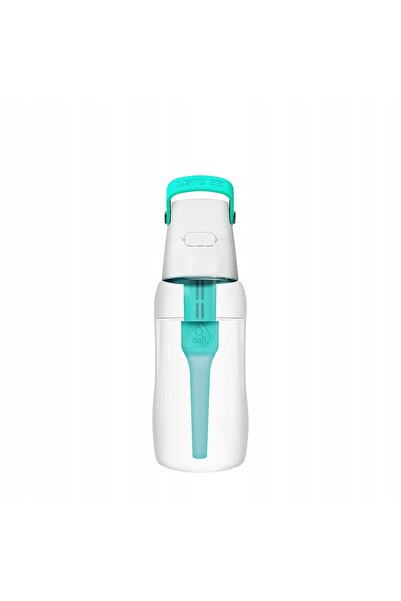 Dafi Sticlă cu filtru Solid Turquoise 0,5L + 4x cartușe filtrante pentru sticlă