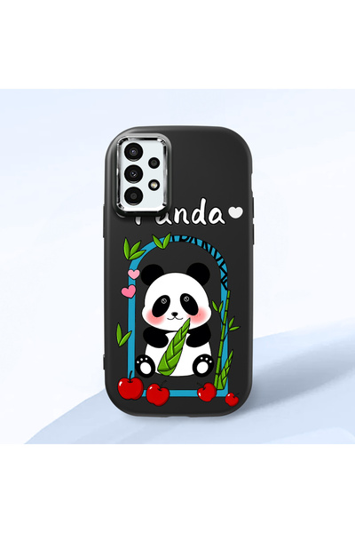 Hontinga Samsung Galaxy A13 Compatible Case Camera Protector Black Silicone C...