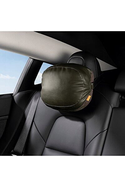 Baseus Pernă pentru tetieră auto cu 2 materiale Seria ComfortRide ciemnoz