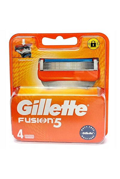 Gillette Lame de ras înlocuibile pentru bărbați Fusion 5, 4 bucăți