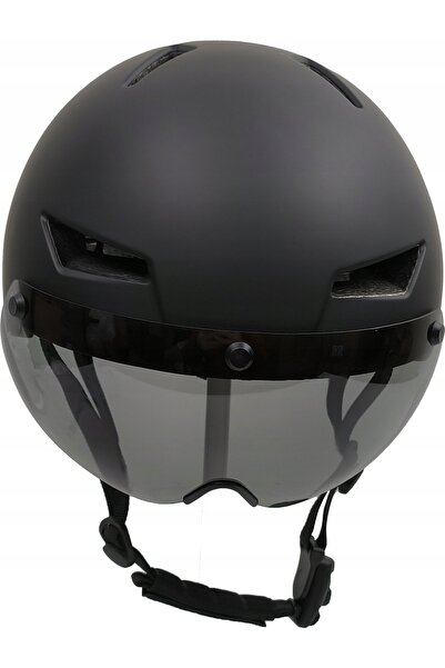 MANTA XRIDER XRIH008M Cască urbană neagră cu lumină (mărimea M)