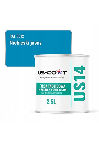 NO BRAND Vopsea pentru mobilier și pereți, 2.5L, Albastru deschis RAL5012, Mată