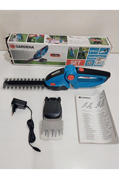 Gardena Set ComfortCut reîncărcabil 2-în-1 pentru tuns iarbă și arbuști
