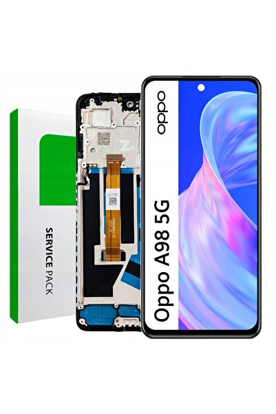 NO BRAND Display pentru Oppo A98 5G Ecran LCD Panou de afișaj cu ramă Origina...
