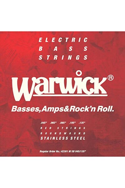 NO BRAND Coarde de chitară bas WARWICK 45/135 cu 5 corzi .045-.0135