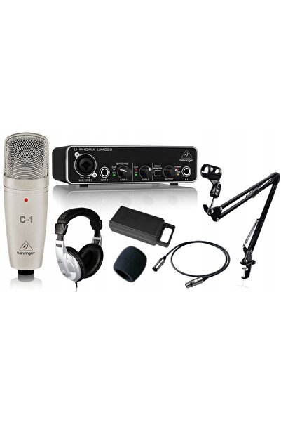 Behringer Microfon condenser XLR C1 Vocal + Suport