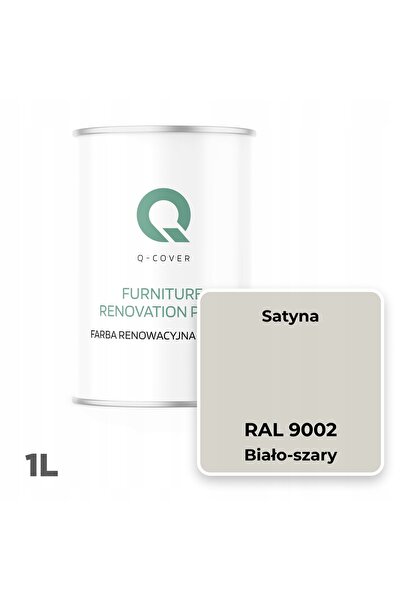 NO BRAND Vopsea pentru mobilier de bucătărie, alb gri RAL 9002, satinat, 1L