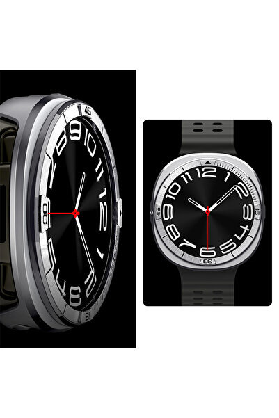 NO BRAND Ramă de protecție pentru Galaxy Watch 8 44mm, Spigen, din oțel inoxi...