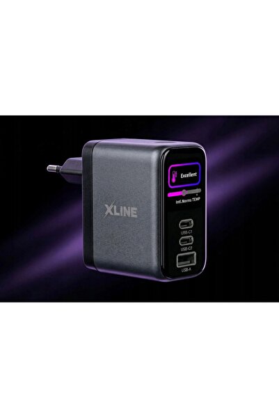 NO BRAND Încărcător de perete XLINE WCT703K 70W GaN Negru