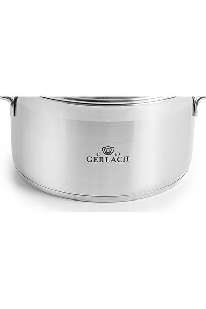 Gerlach SET VASE DE GĂTIT DIN OȚEL INOXIDABIL 18/10 BRAVA 18 INDUCTIVE 2 L