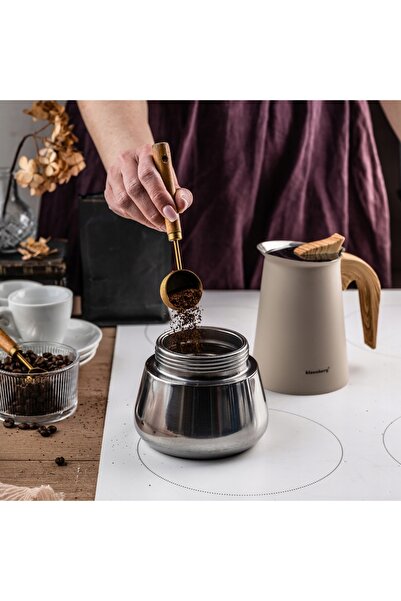 Klausberg Kawiarka KB-7996, cafetieră moka cu 9 căni, pentru inducție și gaz,...