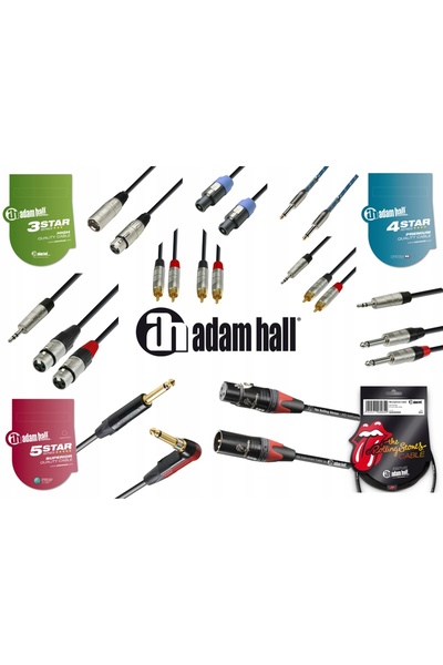 NO BRAND Adam Hall K3MMF2000 Cablu de microfon XLR de 20 de metri