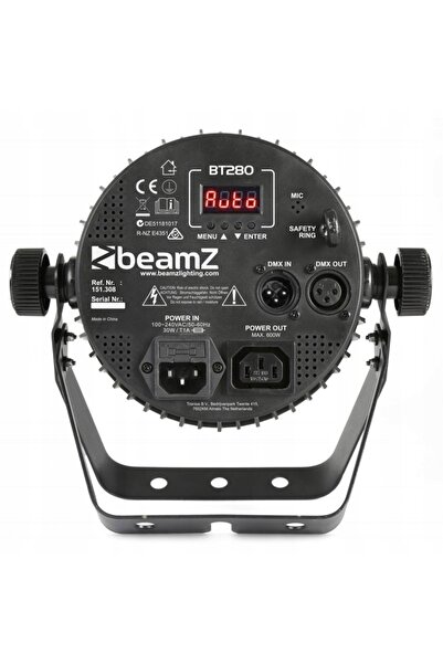 NO BRAND Mega REFLEKTOR LED FLAT PAR RGBAW-UV DMX + pilot