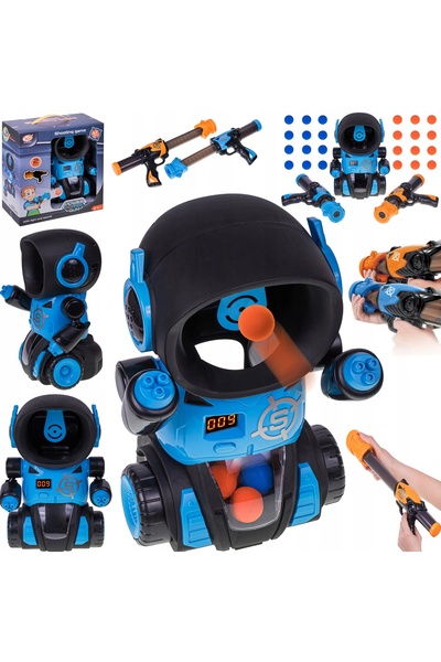 NO BRAND Joc de împușcături HUNGRY ROBOT: Țintă de împușcături + 2 PISTOLE și...