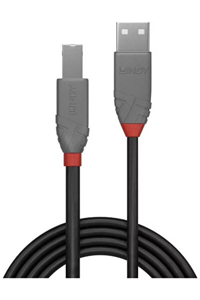 lindybell Cablu Lindy LY-36673, USB 2.0 - USB-B, 2m, Negru