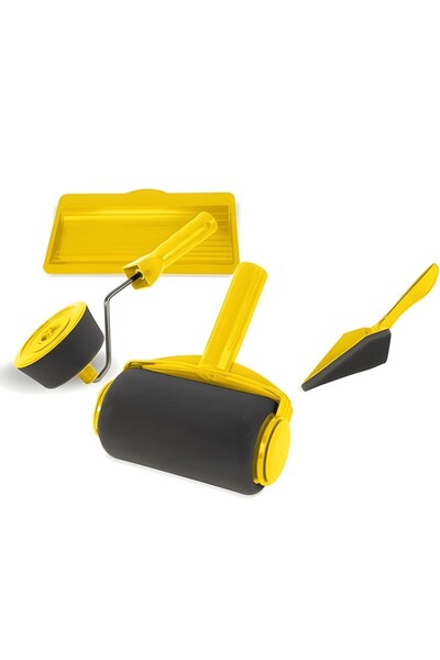 Teno ®   Set de role pentru vopsit, 4 accesorii, rezervor integrat, pentru co...
