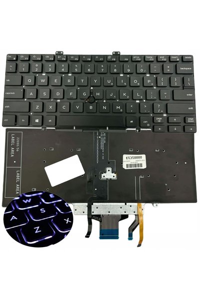 NO BRAND Tastatură laptop pentru Dell Latitude 14 3400 5400 7400 LED RN86F 0R...