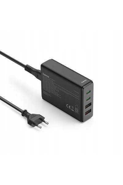 NO BRAND Stație de încărcare Hama, încărcător de 65 W USB GaN, 2xUSB-C, 2xUSB...