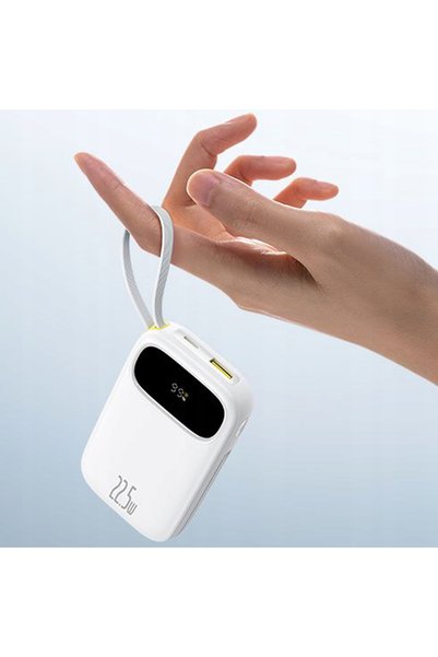 Baseus Powerbank de 20000mAh cu afișaj și cabluri integrate EnerFill FC31 22,5W