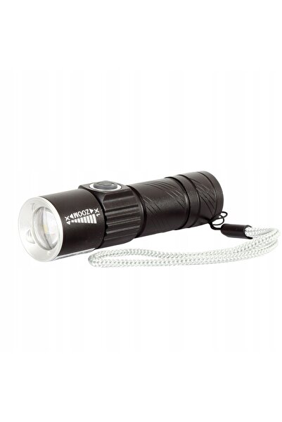 NO BRAND LATARKA AKU. ALU LED ZOOM USB 50/100/FLASH PROLINE