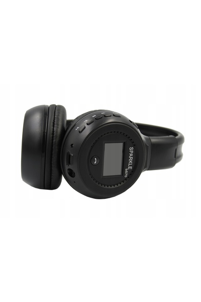 NO BRAND Căști wireless ZEALOT B570 Radio FM LCD Bluetooth On-ear Microfon