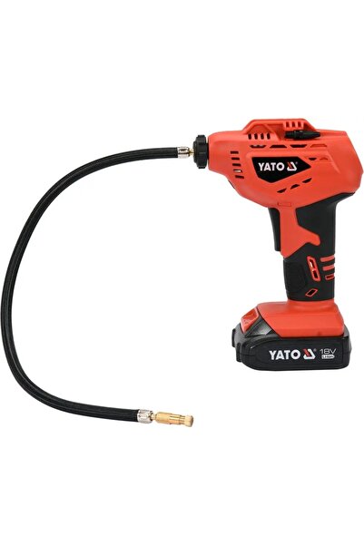 yato Compresor tip pistol pentru umflare, alimentat cu acumulator 18V