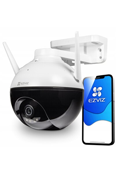 EZVIZ Cameră rotativă WiFi de exterior C8C 1080P FHD 360 °   Audio cu lumină ...