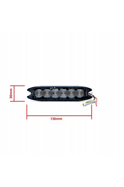 NO BRAND LAMPĂ DE AVERTIZARE STROBOSCOPICĂ LED 18 W 12–24 V EPBL12