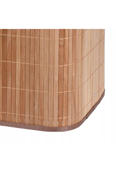 Bathroom Solutions Coș de rufe pentru lenjerie intimă, recipient din bambus c...
