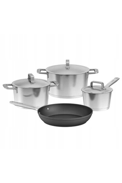 Berghoff Set de vase de gătit Meta, 7 piese, din oțel inoxidabil, antiaderent