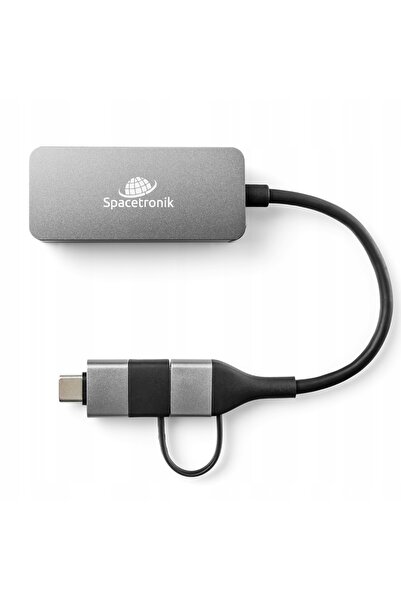 Spacetronik Adaptor Ethernet 2.5G USB-C 3.2 la RJ45, Adaptor Placă de Rețea L...