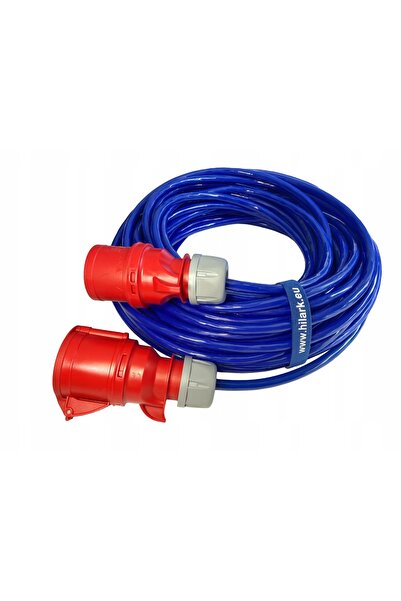 NO BRAND Cablu prelungitor din poliuretan albastru 16A H07BQ-F 10M 5x2.5 PUR