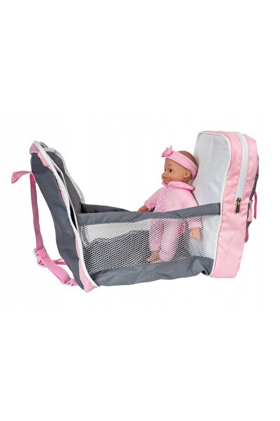 NO BRAND BAMBOLINA Pătuț pentru păpuși Rucsac cu păpușă păpușă păpușică bebel...