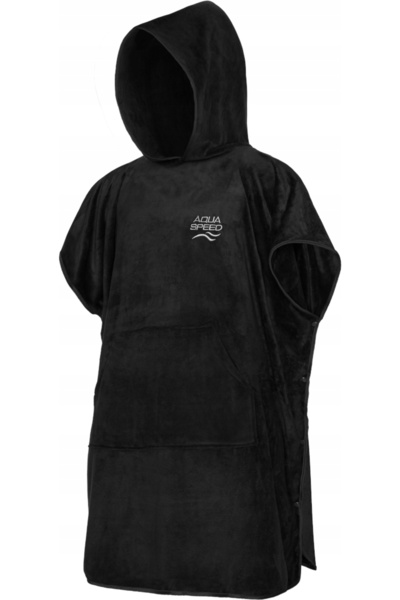 Aqua Speed Prosop poncho de baie pentru adulți, pentru piscină și saună, XL 1...