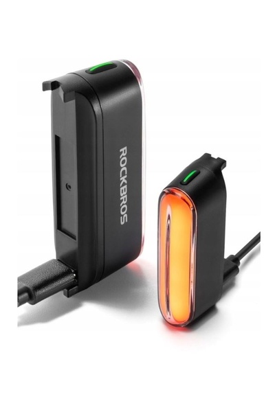 ROCKBROS Lampă spate 24120009001 IPX6 senzor de frânare 400mAh 36h Magnetic