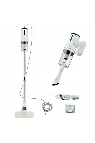 MANTA Aspirator vertical fără sac, cu fir, portabil, puternic, 2 în 1, 600W, ...