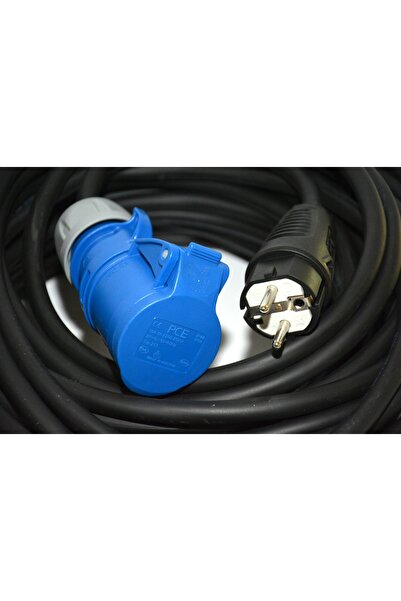 NO BRAND Prelungitor cu adaptor pentru rulotă H05VV-F 3x2,5 CAMPING, priză CE...