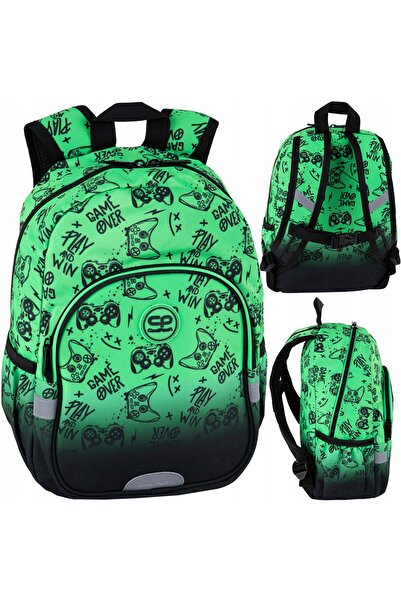 NO BRAND Rucsac COOLPACK TOBY pentru copii, un singur compartiment, GAME OVER...