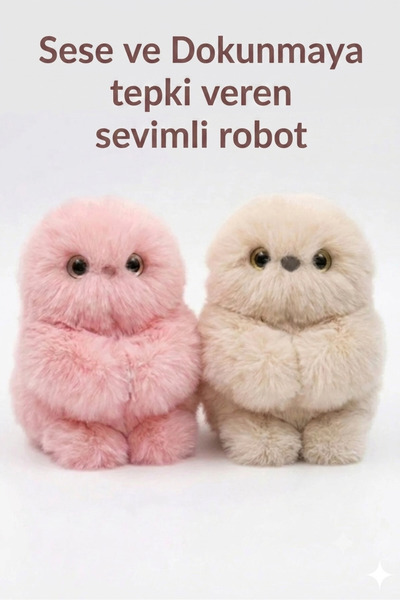 vattara Mirumi Akıllı Peluş Robot Oyuncak Hareketli Müzik Oynayan Kafa Şarjlı...