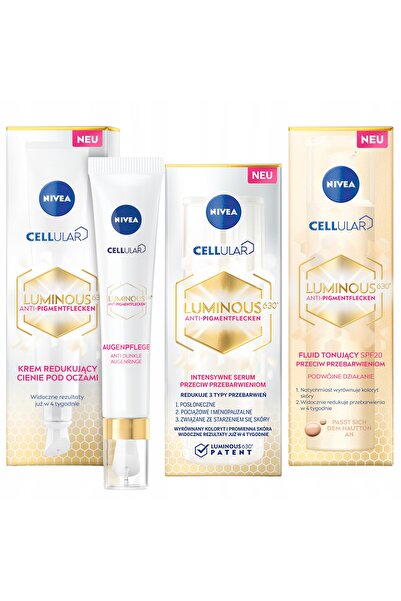 NIVEA Cremă Luminozitate Celulară, Cremă Reductoare, Ser Anti-pete Pigmentare
