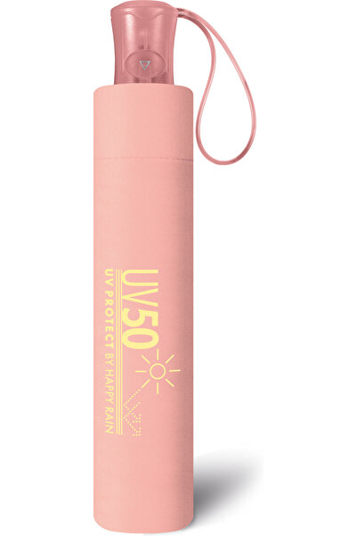 NO BRAND Umbrelă semi-automată cu filtru UV Happy Rain