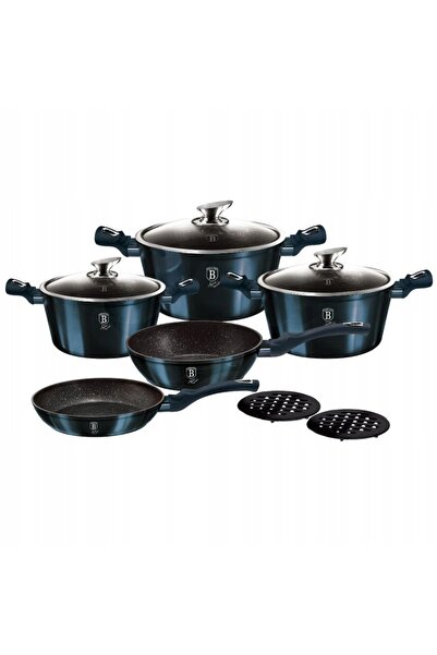 Berlinger Haus SET DE OALE 10 PIESE AQUAMARINE METALLIC LINE BH-6152