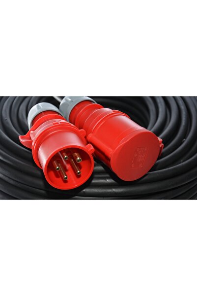 NO BRAND Cablu prelungitor rezistent IP44 din cauciuc H07RN-F 5x4 32A cu schi...
