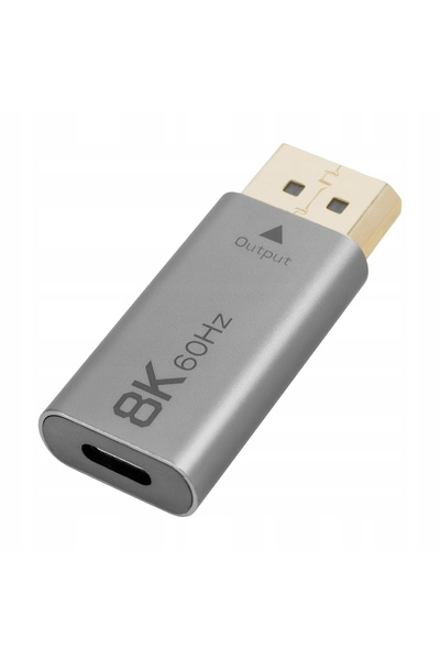NO BRAND Adaptor USB-C mamă la DisplayPort tată 8K UHD Spacetronik