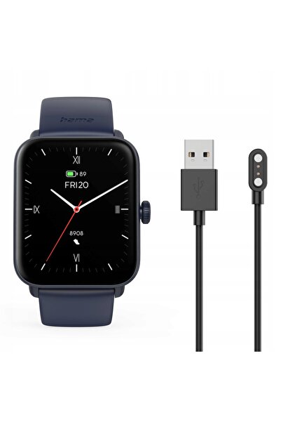 Hama Smartwatch Ceas Sport Ceas Fit 6010 GPS Dreptunghiular Albastru