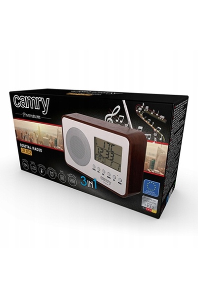CAMRY Radio digital de bucătărie cu USB, ecran LCD, termometru, calendar și c...